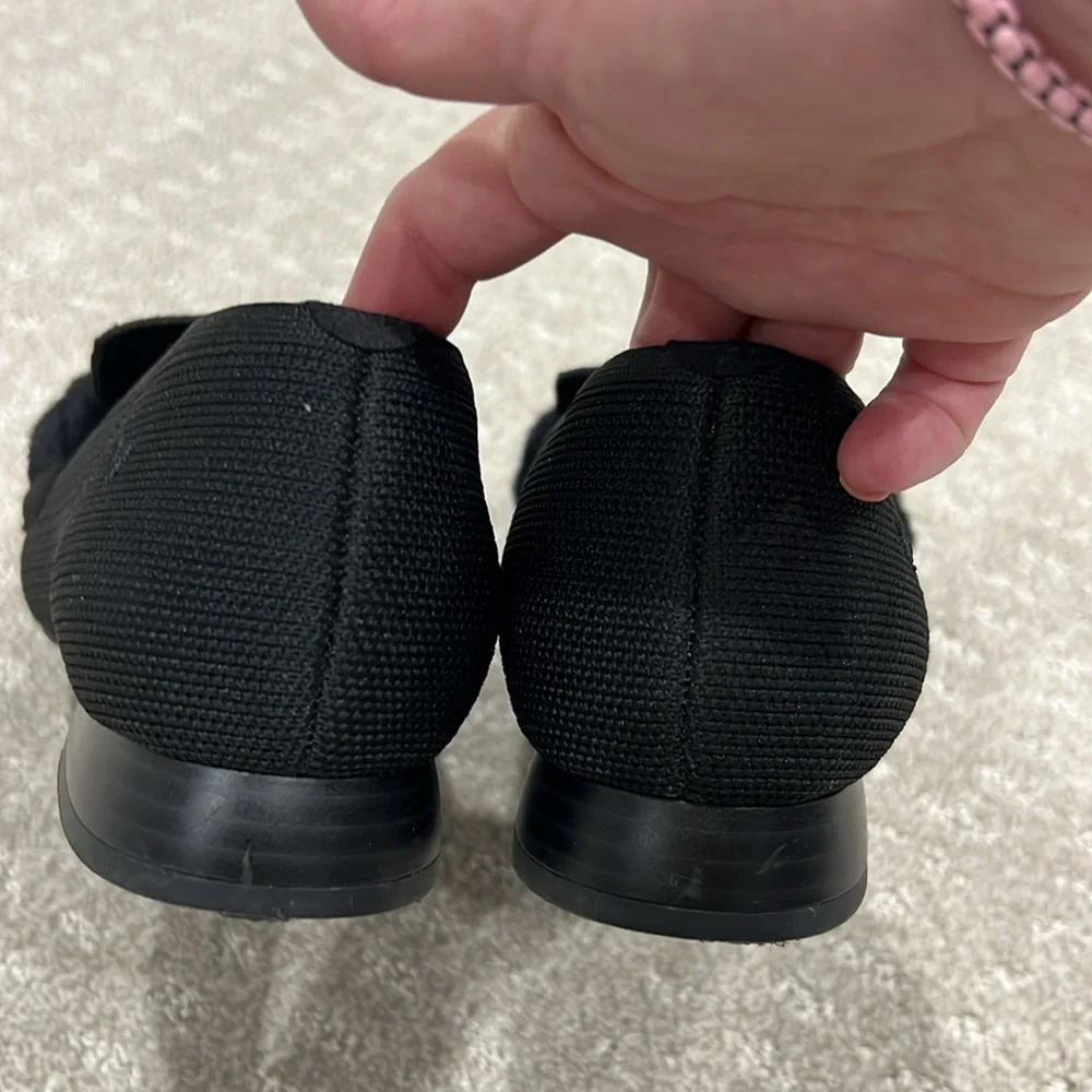 Vivaia square toe block heel loafer - pristine.  Size 9 - Picture 7 of 12